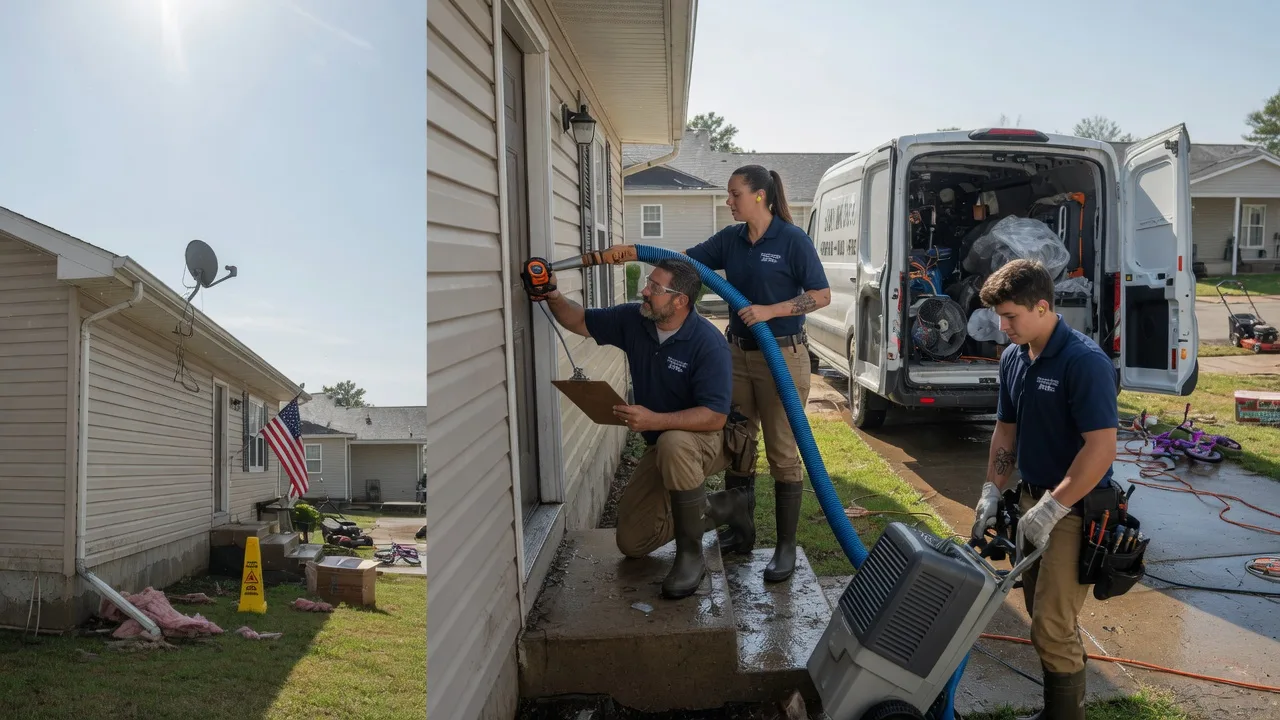 Ceiling Water Damage Restoration in New Concord, KY near me